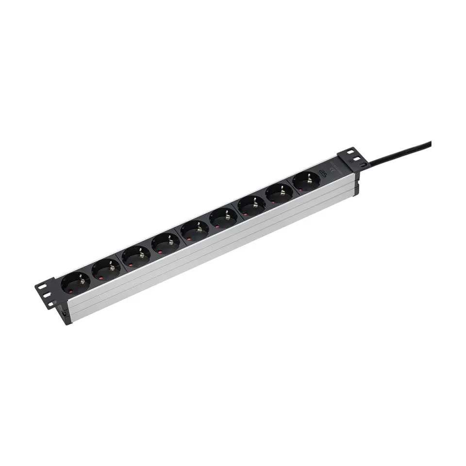 as-schwabe-s-series-18194-19-zoll-steckdosenleiste-9-fach-1he image 1