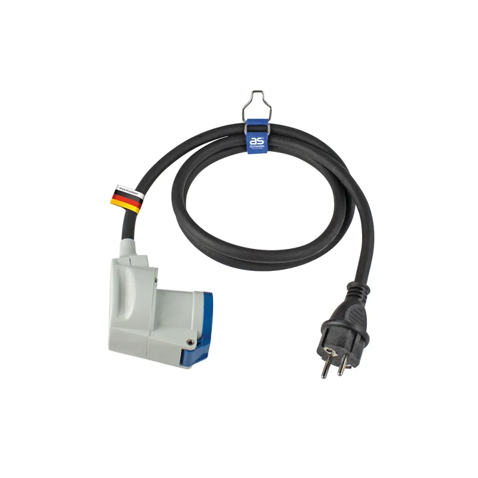 as-schwabe-mixo-adapterleitung-1-5m-schuko-cee-gummi-16a image 1