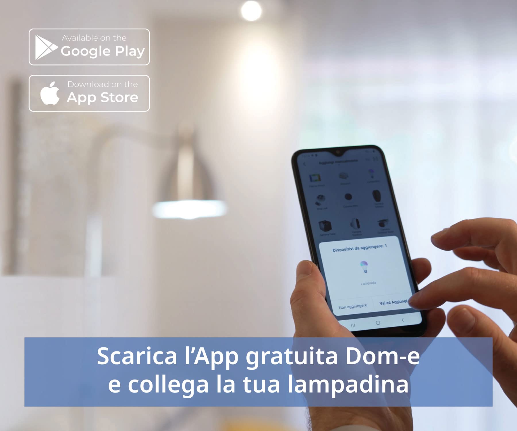 beghelli-dom-e-e27-14w-smart-lampe-rgb-wifi image 7