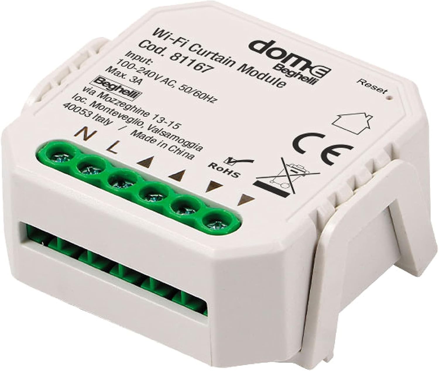 beghelli-smart-home-dom-e-wlan-rollladenschalter-wei image 1