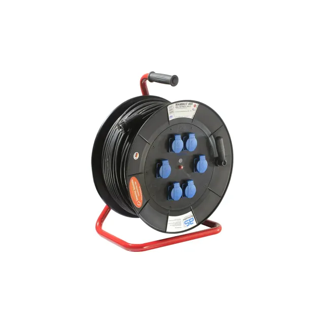 as-schwabe-mammut-trommel-1-kabeltrommel-tragegestell-230v-16a image 1