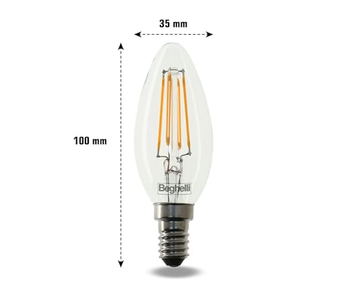 beghelli-liteled2-oliva-filament-e14-4w-4er-pack-klar image 8