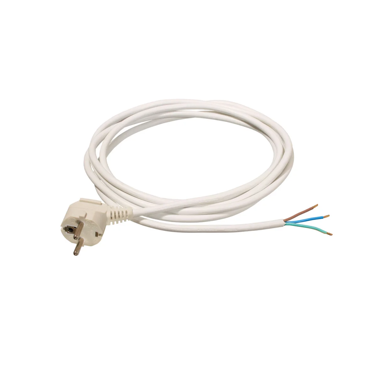 as-schwabe-mixo-anschlussleitung-winkelstecker-3m-wei-h05vv-f image 2