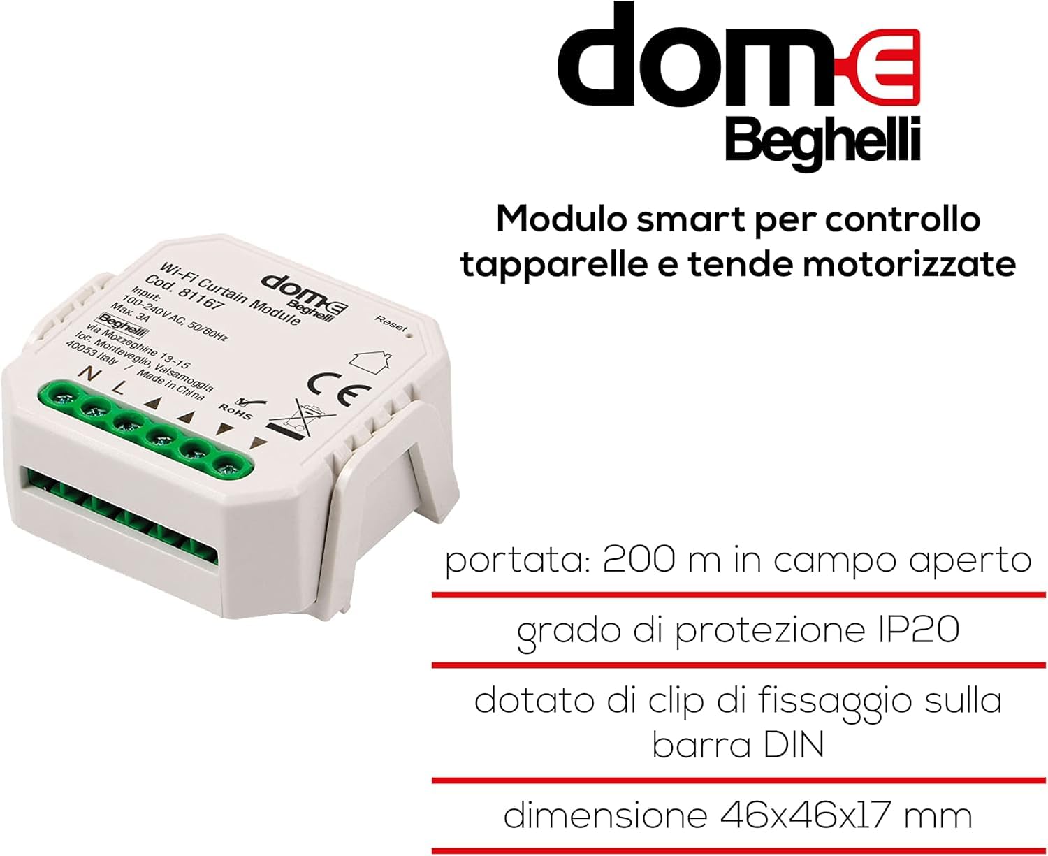 beghelli-smart-home-dom-e-wlan-rollladenschalter-wei image 3