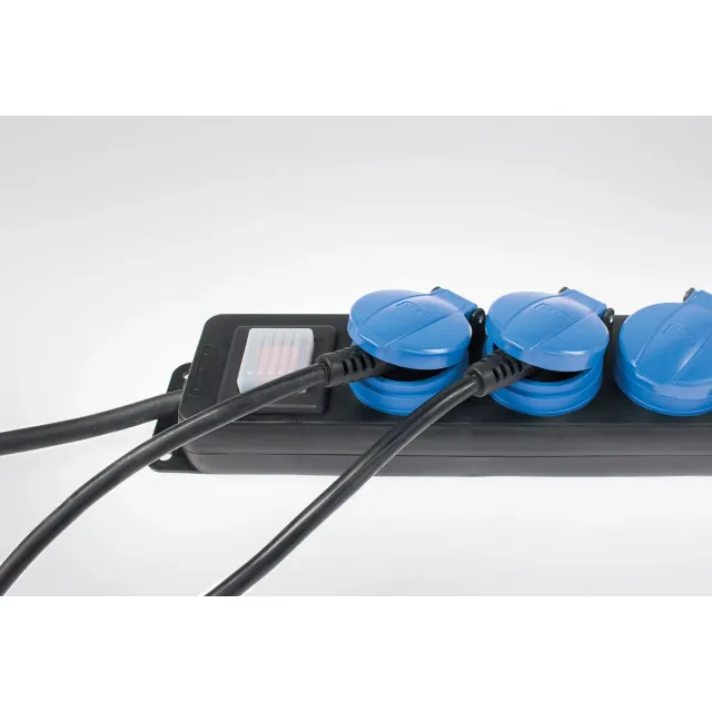 as-schwabe-s-series-camping-steckdosenleiste-4-5m-5-fach image 1