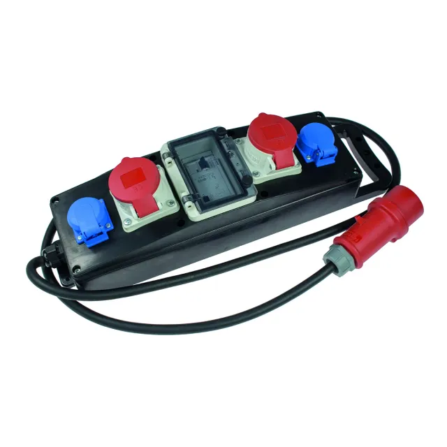 as-schwabe-s-s5-vollgummi-steckdosenleiste-400v-16a image 1