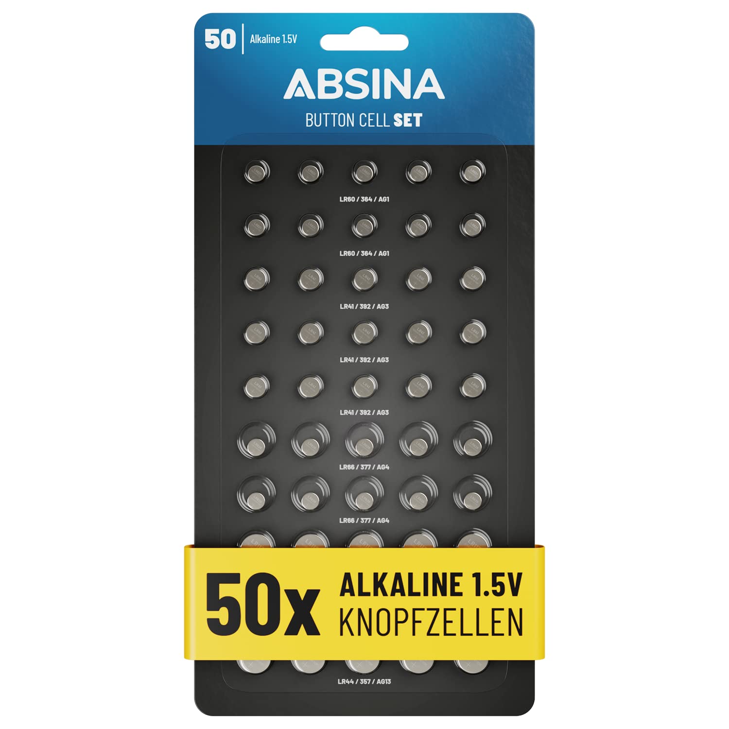 absina-knopfzellen-50er-pack-alkaline-sortiment-ag1-ag13 image 1